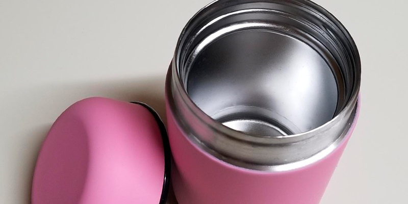 Review of MIRA Brands Lunch Thermos, 13.5 Oz, Rose Pink Vacuum Insulated Stainless Steel