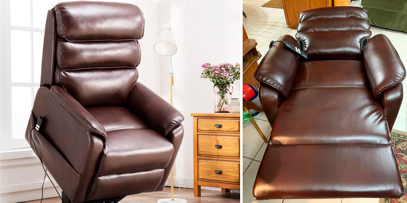 Irene House Lays Flat Electric Lift Recliner Chair in the use