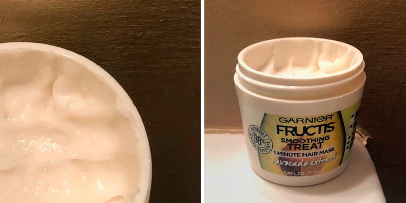 Review of Garnier 3.4 Fl Oz Fructis Smoothing Treat 1 Minute Hair Mask with Avocado Extract