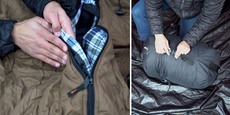 Black Pine Grizzly 2-Person Sleeping Bag application