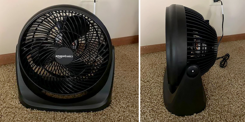 Review of ‎Amazon Basics FT26-16A 3 Speed Small Room Air Circulator Fan