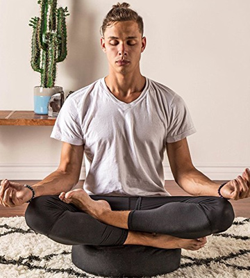 Review of Reehut Zafu Cushion Yoga Meditation Bolster Pillow