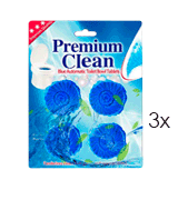 Premium Clean 12 Pieces Toilet Bowl Cleaner Tablets