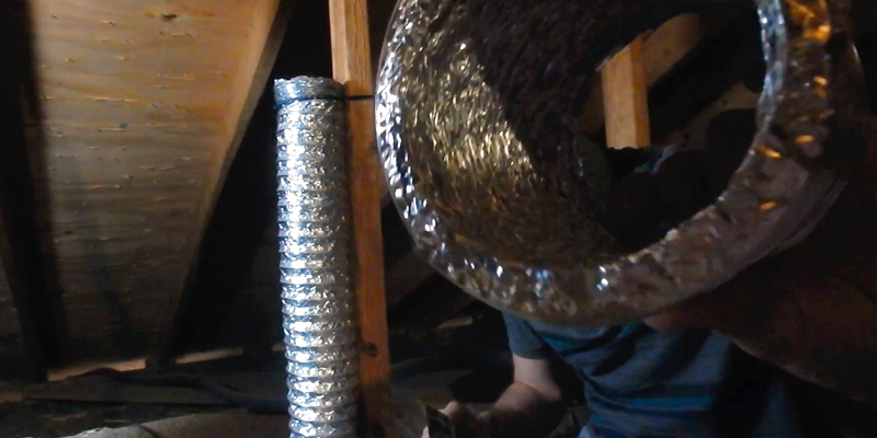Review of iPower 6 Inch 8 Feet Non-Insulated Flex Air Aluminum Ducting Dryer Vent Hose