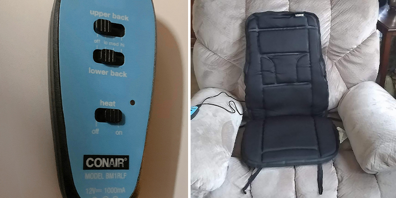 Review of Conair BM1RLF Heated Massaging Seat Cushion