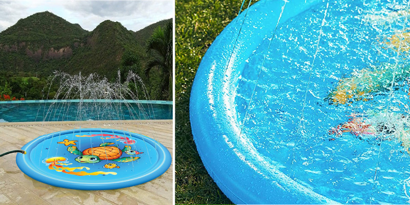 Review of Zen Laboratory Inflatable Splash Pad Fountain Swimming Pool