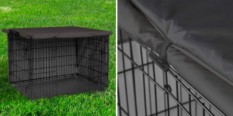 Review of Explore Land Dog Crate Cover Durable Polyester Pet Kennel Cover Universal Fit