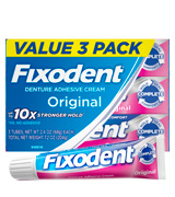 Fixodent (3-Pack) Complete Original Denture Adhesive Cream