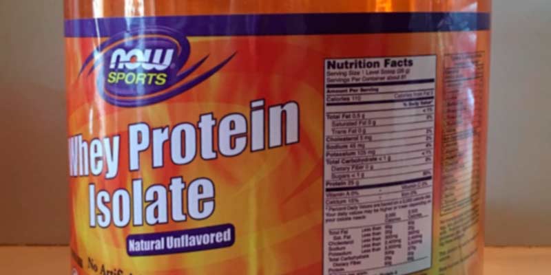 Detailed review of Now Foods Whey Protein Isolate
