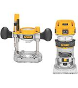 DEWALT DWP611PK Variable Speed Compact Router Combo Kit with LED's