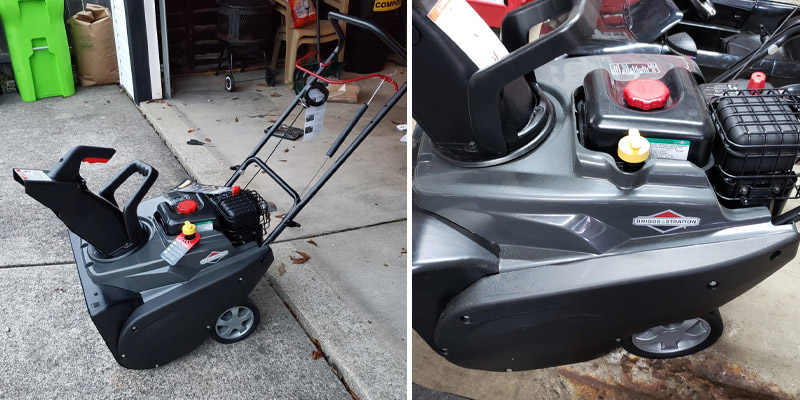 Review of Briggs and Stratton 1022ER Single Stage Snowthrower Snow Thrower