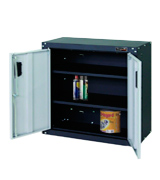 Homak GS00727021 2 Door Wall Cabinet with 2 Shelves, Steel