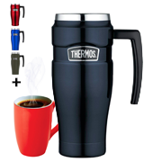 Thermos Vacuum Insulated 16 oz Travel Mug with Handle