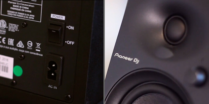 Pioneer DM40 DJ Studio Monitor, RCA, Mini-Jack, Black in the use