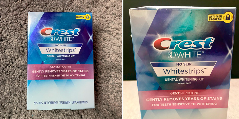 Review of Crest _3D White Whitestrips Gentle Routine Teeth Whitening Kit