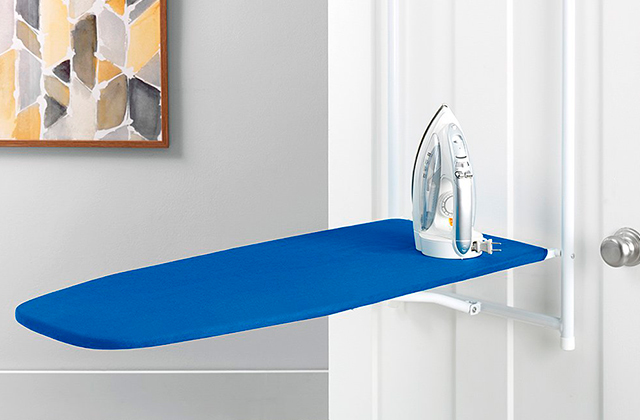 Blue Details about   Over The Door Rust-Resistant Ironing Board 