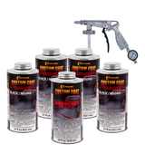 Custom Shop Custom Coat Black 0.875 Gallon Urethane Spray-On Truck Bed Liner Kit