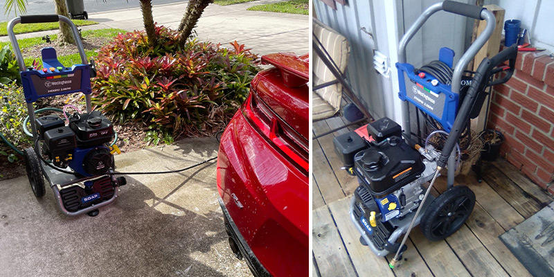 Westinghouse Outdoor Power Equipment WPX3200 Gas Powered Pressure Washer in the use
