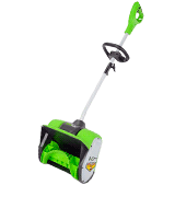 GreenWorks 2600802 12-Inch 8 Amp Corded Snow Shovel
