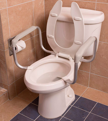 Review of Mabis 802-1810-9601 DMI Toilet Safety Rails, Toilet Safety Frame