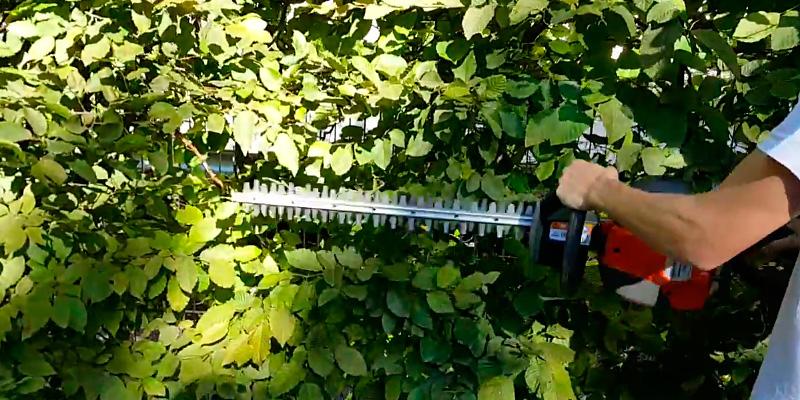Husqvarna 122HD45 21.7 cc/18"/10.3 lb. Double Sided Hedge Trimmer in the use