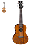 Luna Mahogany Series Tattoo Concert Ukulele