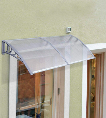 Review of Mcombo Window Awning 40X80 Outdoor Polycarbonate Front Door Patio Cover