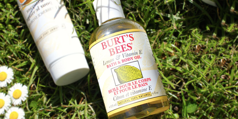 Review of Burt's Bees Body and Bath Oil Natural Lemon and Vitamin E