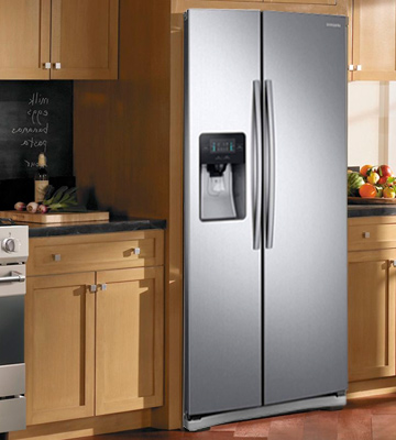 Review of Samsung RS25J500DSR 24.52 cu. ft. Freestanding Side by Side Refrigerator