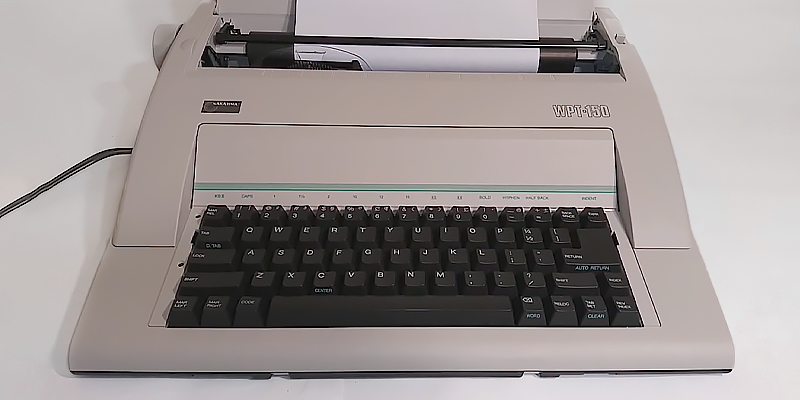 Review of Nakajima WPT-160 Electronic Portable Typewriter with Display
