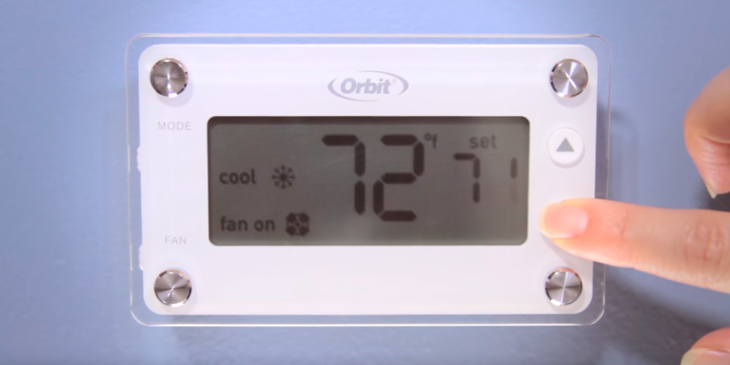 Orbit 83521 Clear Comfort Programmable Thermostat in the use