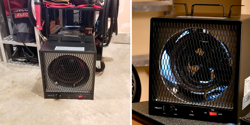 NewAir G56 Garage Heater in the use