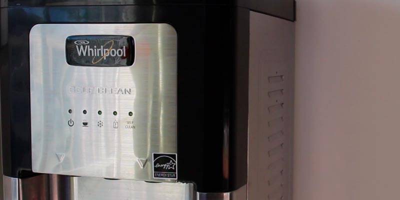 Whirlpool Stainless Steel Water Cooler in the use