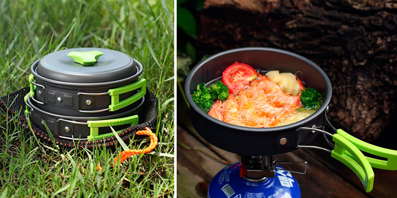 Review of G4Free 4/13 Piece Camping Cookware Mess Kit