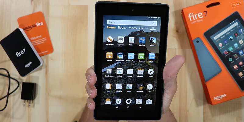 Review of Amazon 9th generation Fire 7 tablet, 7" display, 16 GB
