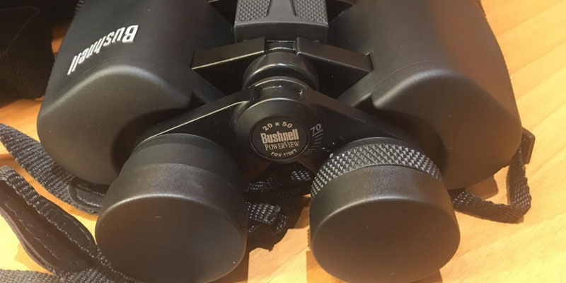 Bushnell Super High-Powered Surveillance Binoculars in the use