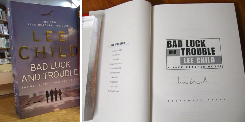 Review of Lee Child Bad Luck And Trouble Jack Reacher, Book 11