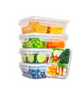 Fullstar Divided Plastic Food Containers