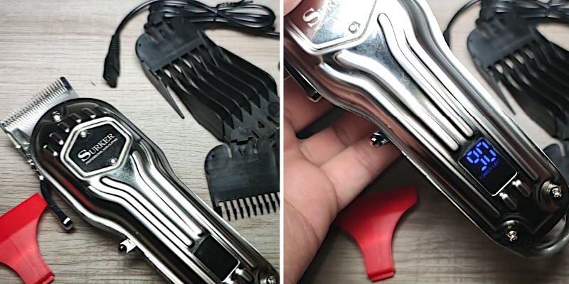 Review of SURKER Cordless Mens Hair Clippers