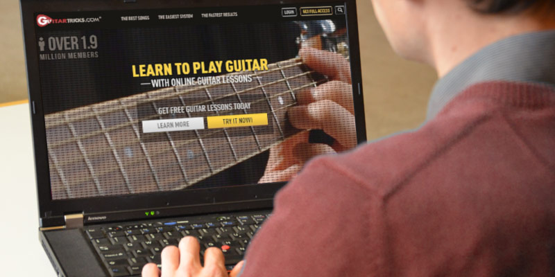 Review of Guitar tricks Learn to play Guitar with ONLINE Guitar lessons