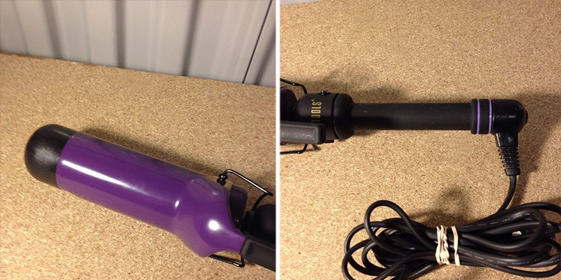 Hot Tools 2110 Curling Iron in the use
