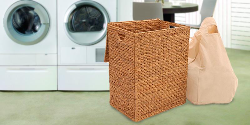 Review of Seville Classics Foldable Water Hyacinth Hamper