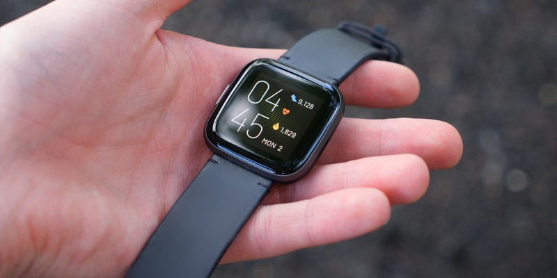 Fitbit Versa 2 Health and Fitness Smartwatch in the use