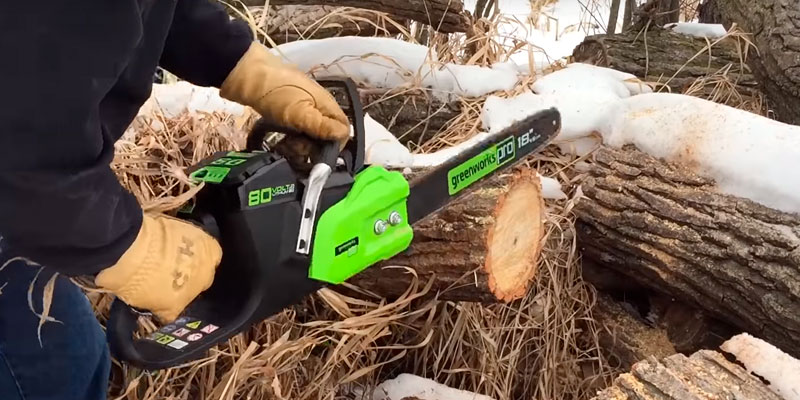 Review of GreenWorks GCS80450 80V 18-Inch Cordless Chainsaw