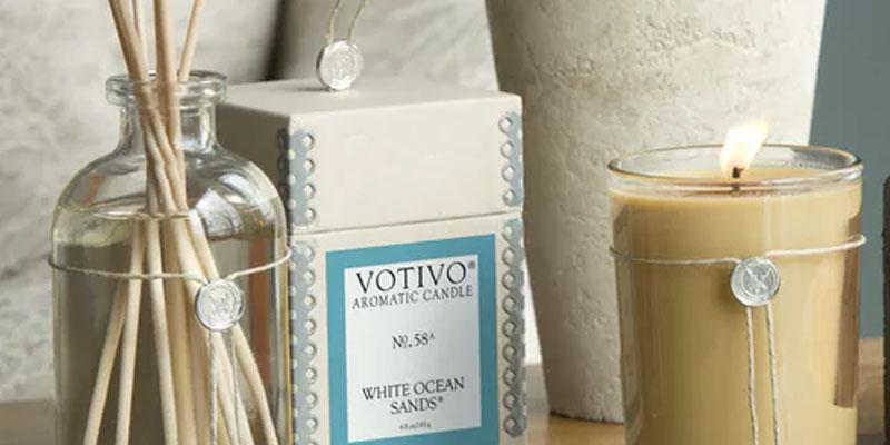 Votivo Aromatic Red currants with sweet vanilla and raspberry in the use