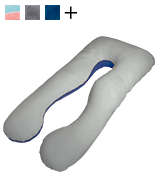 Meiz U-Shaped Full Body Pregnancy Pillow with Jersey Cover
